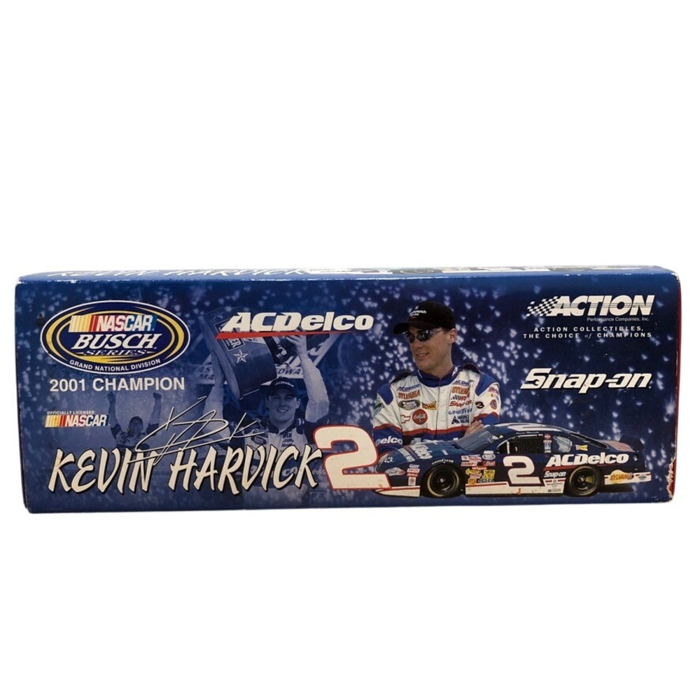 Action Kevin Harvick 1:24 Stock Car Blue 2001 Monte Carlo ACDelco #2